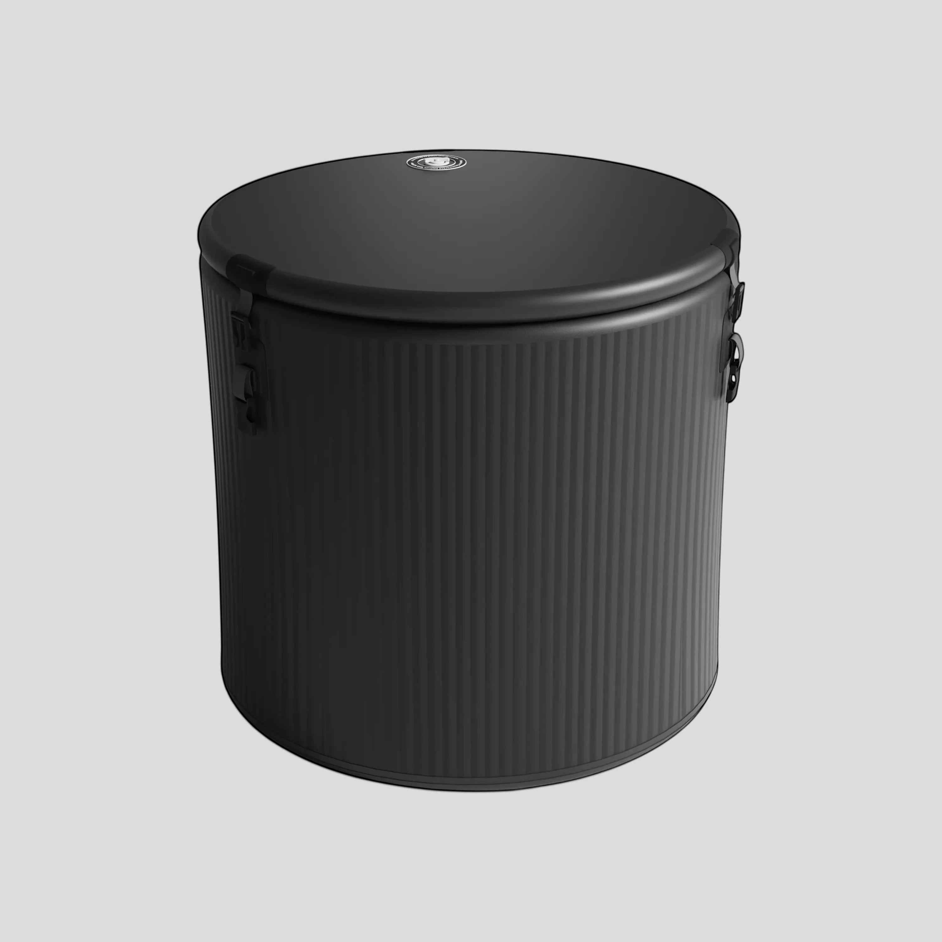 Garvnive Black Inflatable Cold Plunge Tub with Lid, for Indoor and Outdoor Cold Immersion Experiences, Made of Durable PVC.